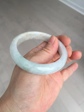 Load image into Gallery viewer, 54.5mm Certified 100% natural Type A light green white yellow jadeite jade bangle AX137-0804