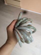 Load image into Gallery viewer, 57-58 mm certified Type A 100% Natural green/purple/gray/brown/black Jadeite Jade bangle GC37