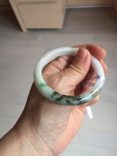Load image into Gallery viewer, 52mm certified Type A 100% Natural sunny green yellow brown white oval Jadeite Jade bangle Q138-1727