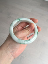 Load image into Gallery viewer, 54mm Certified 100% natural Type A sunny green/white jadeite jade bangle BK97-0352