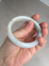 Load image into Gallery viewer, 54.5mm Certified 100% natural Type A light green white yellow jadeite jade bangle AX137-0804