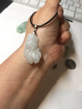 Load image into Gallery viewer, 100% Natural clear sunny green gray jadeite jade golden fish Pendant group BP109