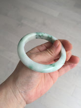 Load image into Gallery viewer, 54mm Certified 100% natural Type A sunny green/white jadeite jade bangle BK97-0352