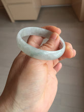 Load image into Gallery viewer, 51.8mm certified Type A 100% Natural light green clear white thin style Jadeite jade bangle PH47-9643