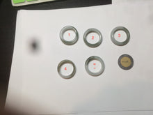 Load image into Gallery viewer, 100% natural type A dark green/green jadeite jade band ring AZ91