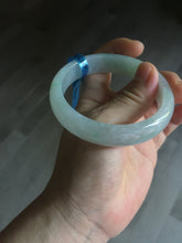 Load image into Gallery viewer, 56mm certified 100% natural icy watery sunny green purple jadeite jade bangle BN57-06970