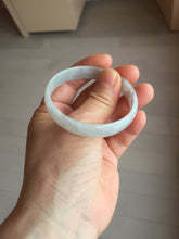 Load image into Gallery viewer, 51.5mm certified Type A 100% Natural icy light green clear white thin style Jadeite jade bangle PH45-9639