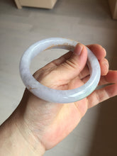 Load image into Gallery viewer, 58.5mm Certified 100% Natural type A icy watery green/light purple carved and golden-painted Jadeite Jade bangle PC72-(0855)