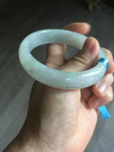 Load image into Gallery viewer, 56mm certified 100% natural icy watery sunny green purple jadeite jade bangle BN57-06970