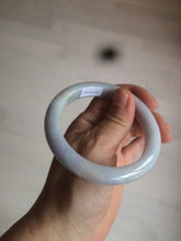 Load image into Gallery viewer, 56.9mm Certified type A 100% Natural white/light purple Jadeite bangle AC76-0322
