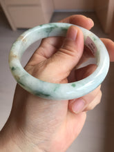 Load image into Gallery viewer, 57.7mm certified Type A 100% Natural light green/red/white Jadeite Jade bangle BP17-8109