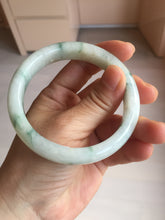 Load image into Gallery viewer, 57.7mm certified Type A 100% Natural light green/red/white Jadeite Jade bangle BP17-8109