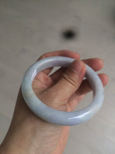 Load image into Gallery viewer, 56.9mm Certified type A 100% Natural white/light purple Jadeite bangle AC76-0322