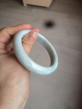 Load image into Gallery viewer, 58.4mm certified Type A 100% Natural light green white Jadeite Jade bangle AF90-2939