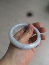 Load image into Gallery viewer, 56.9mm Certified type A 100% Natural white/light purple Jadeite bangle AC76-0322