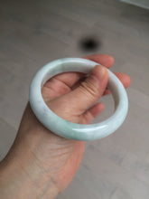 Load image into Gallery viewer, 58.4mm certified Type A 100% Natural light green white Jadeite Jade bangle AF90-2939