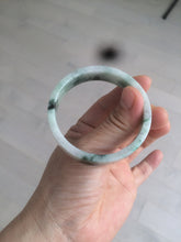 Load image into Gallery viewer, 51.7mm Certified type A 100% Natural sunny green/purple square Jadeite Jade bangle AZ59-7279