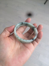 Load image into Gallery viewer, 51.7mm Certified type A 100% Natural sunny green/purple square Jadeite Jade bangle AZ59-7279