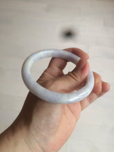 Load image into Gallery viewer, 59mm Certified type A 100% Natural white/light purple Jadeite bangle AC75-0312