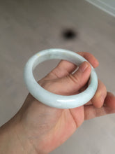 Load image into Gallery viewer, 58.4mm certified Type A 100% Natural light green white Jadeite Jade bangle AF90-2939
