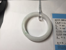 Load image into Gallery viewer, 53mm certified 100% natural Type A white/sunny green/red Jadeite jade bangle AE264-8013