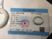 Load image into Gallery viewer, 53mm certified 100% natural Type A white/sunny green/red Jadeite jade bangle AE264-8013