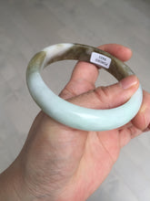 Load image into Gallery viewer, 59.2mm certified Type A 100% Natural green brown pink Jadeite Jade bangle BL120-9433