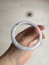 Load image into Gallery viewer, 59mm Certified type A 100% Natural white/light purple Jadeite bangle AC75-0312