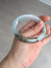 Load image into Gallery viewer, 53mm certified 100% natural Type A light green brown jadeite jade bangle AX133-7691