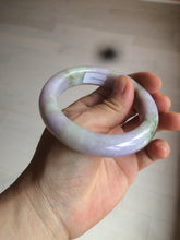 Load image into Gallery viewer, 54mm Certified 100% natural Type A green/brown/purple jadeite jade bangle AR84-5217