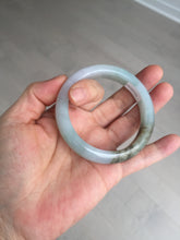 Load image into Gallery viewer, 53mm certified 100% natural Type A light green brown jadeite jade bangle AX133-7691