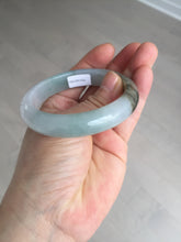 Load image into Gallery viewer, 53mm certified 100% natural Type A light green brown jadeite jade bangle AX133-7691