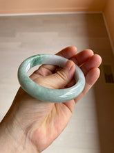 Load image into Gallery viewer, 56.4mm certificated Type A 100% Natural sunny green Jadeite Jade bangle Z128-2357