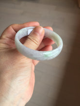 Load image into Gallery viewer, 51.2mm Certified Type A 100% Natural light green purple jadeite jade bangle AA100-9100