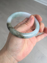 Load image into Gallery viewer, 53mm certified 100% natural Type A light green brown jadeite jade bangle AX133-7691