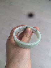 Load image into Gallery viewer, 50.5mm Certified type A 100% Natural sunny green/purple square Jadeite Jade bangle AZ58-7270