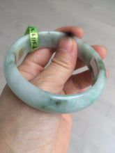 Load image into Gallery viewer, 55.6mm certified 100% natural Type A light green yellow jadeite jade bangle F179-3085