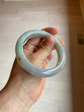 Load image into Gallery viewer, Reserved! Please don't order. 56.8mm certified type A 100% Natural icy watery green/white/brown/purple jadeite jade bangle Z127-4408