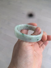 Load image into Gallery viewer, 50.5mm Certified type A 100% Natural sunny green/purple square Jadeite Jade bangle AZ58-7270