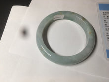Load image into Gallery viewer, 57.4mm Certified Type A 100% Natural light yellow/blue/green Jadeite Jade bangle BK22-4406
