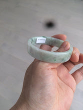 Load image into Gallery viewer, 50.5mm Certified type A 100% Natural sunny green/purple square Jadeite Jade bangle AZ58-7270