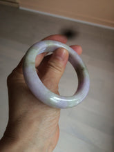 Load image into Gallery viewer, 54mm Certified 100% natural Type A green/brown/purple jadeite jade bangle AR84-5217