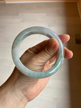 Load image into Gallery viewer, Reserved! Please don't order. 56.8mm certified type A 100% Natural icy watery green/white/brown/purple jadeite jade bangle Z127-4408