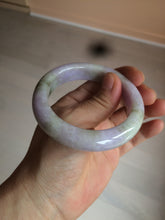 Load image into Gallery viewer, 54mm Certified 100% natural Type A green/brown/purple jadeite jade bangle AR84-5217