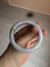 Load image into Gallery viewer, 54mm Certified 100% natural Type A green/brown/purple jadeite jade bangle AR84-5217