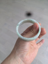 Load image into Gallery viewer, 50.5mm Certified type A 100% Natural sunny green/purple square Jadeite Jade bangle AZ58-7270