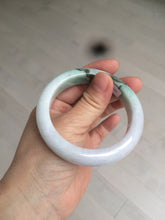 Load image into Gallery viewer, 54.5mm Certified 100% natural Type A sunny green/purple/white jadeite jade bangle Z136-2809
