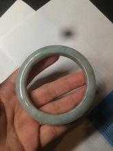 Load image into Gallery viewer, 57.4mm Certified Type A 100% Natural light yellow/blue/green Jadeite Jade bangle BK22-4406
