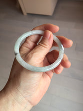 Load image into Gallery viewer, 55.9mm Certified Type A 100% Natural white/light green/gray/black(WuJi) Jadeite Jade bangle BG210-8573