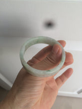 Load image into Gallery viewer, 50.5mm Certified type A 100% Natural sunny green/purple square Jadeite Jade bangle AZ58-7270